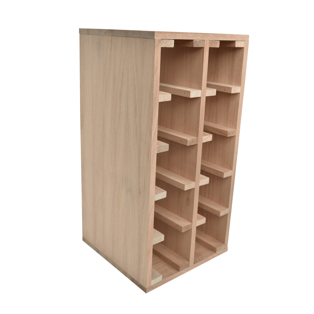 10 Bottles Oak Wine Rack - Wine Rack Store