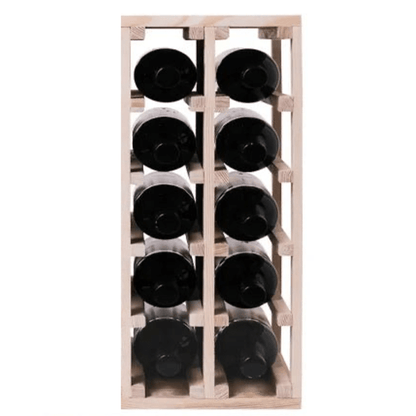 10 Bottles Oak Wine Rack - Wine Rack Store
