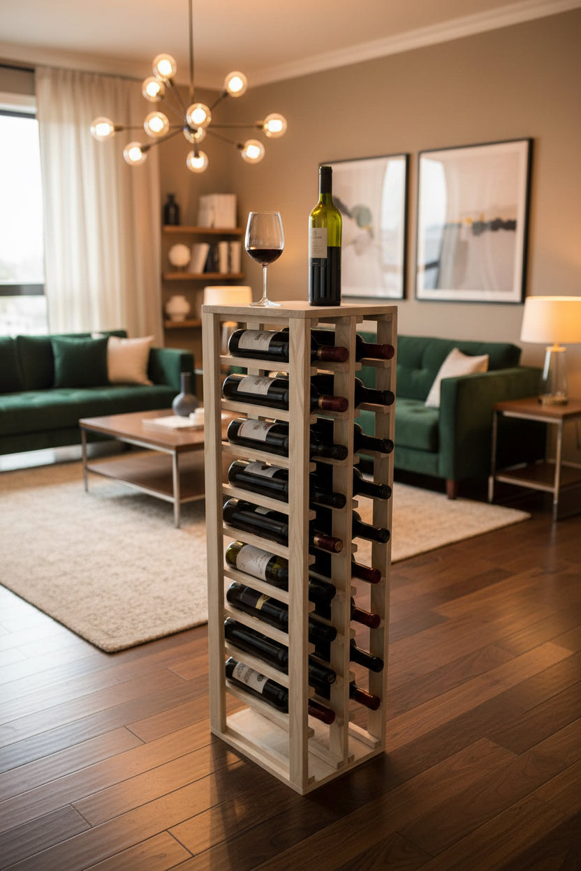 20 Bottles Vertical Rack | Wine Rack Store