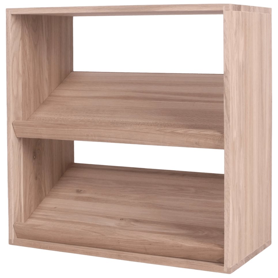 14 Bottles Solid Oak Display Wine Rack - Wine Rack Store