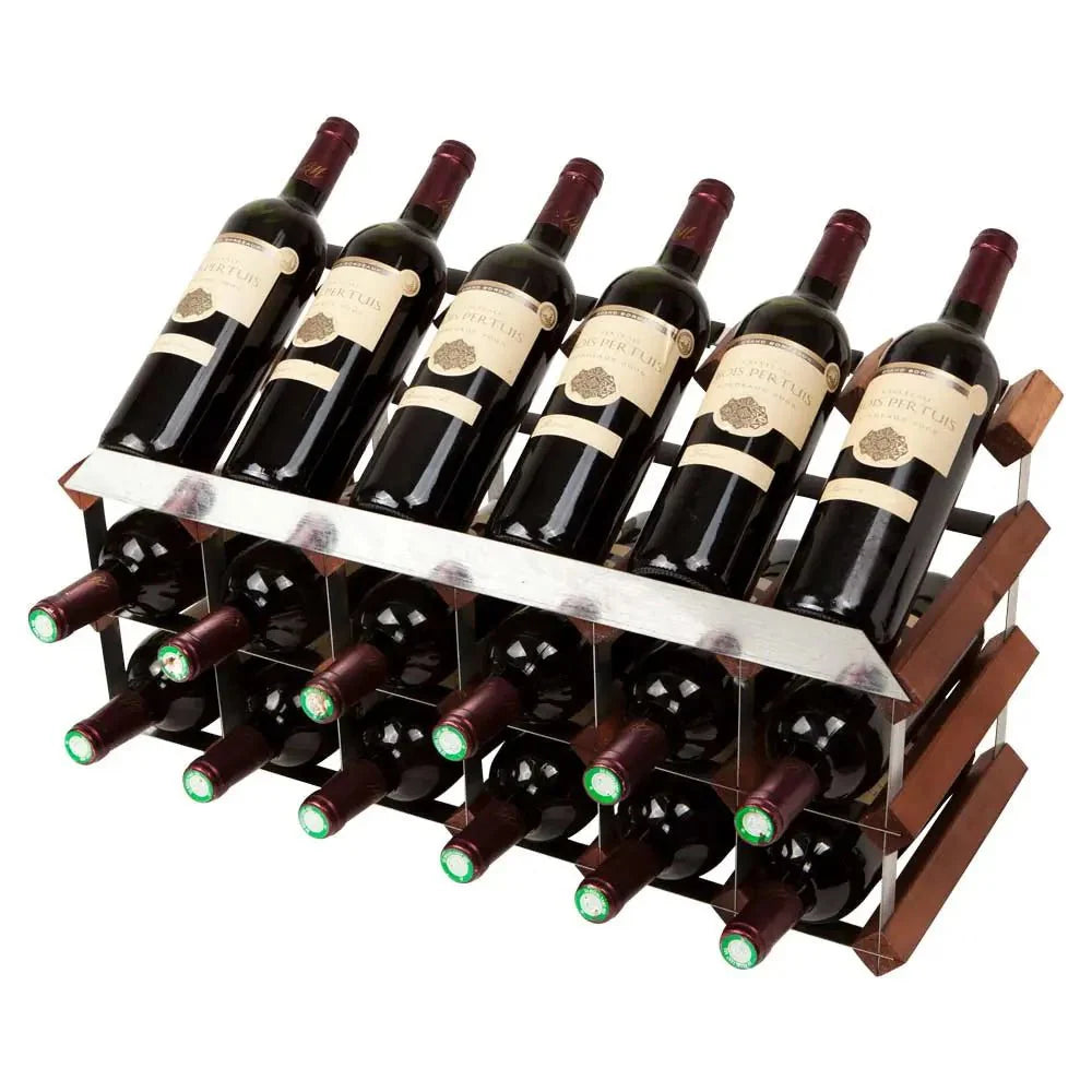 18 Bottle Display Wine Rack - Wine Rack Store