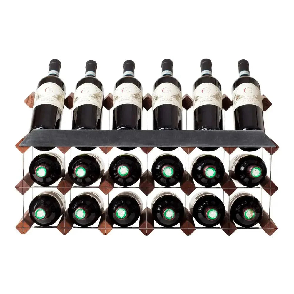 18 Bottle Display Wine Rack - Wine Rack Store