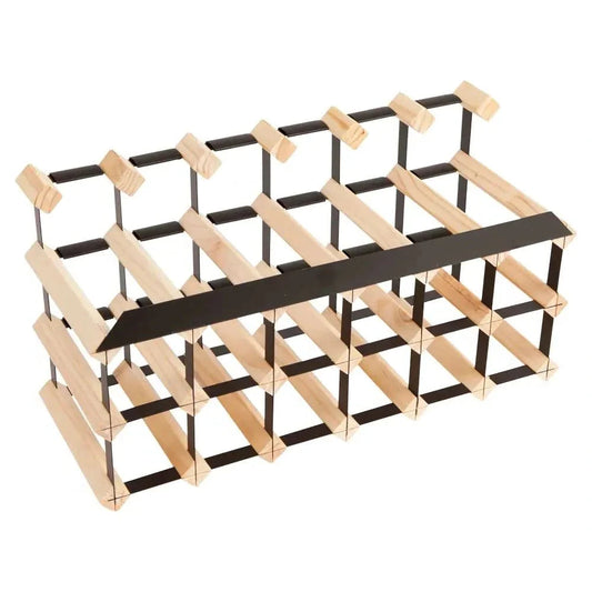 18 Bottle Display Wine Rack - Wine Rack Store