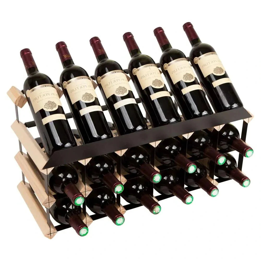 18 Bottle Display Wine Rack - Wine Rack Store