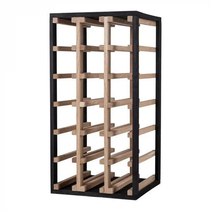 18 Bottles Oak Wine Rack - Wine Rack Store