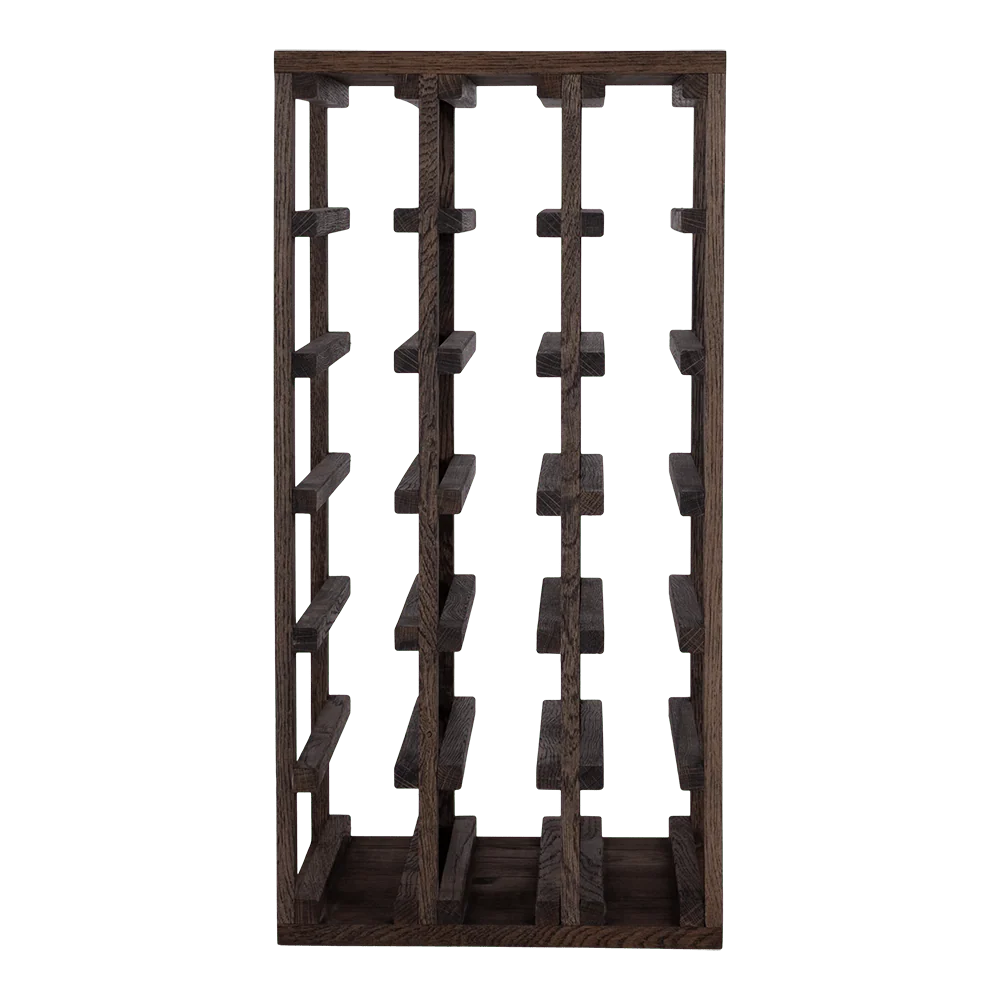 18 Bottles Oak Wine Rack - Wine Rack Store
