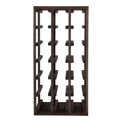 18 Bottles Oak Wine Rack - Wine Rack Store