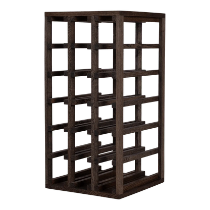 18 Bottles Oak Wine Rack - Wine Rack Store