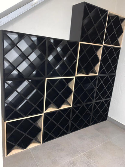 Diamond Cube 30 Bottles Wine Rack.