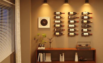 9 Bottles Wall Mounted Wine Rack - Wine Rack Store
