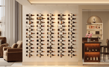 9 Bottles Wall Mounted Wine Rack - Wine Rack Store