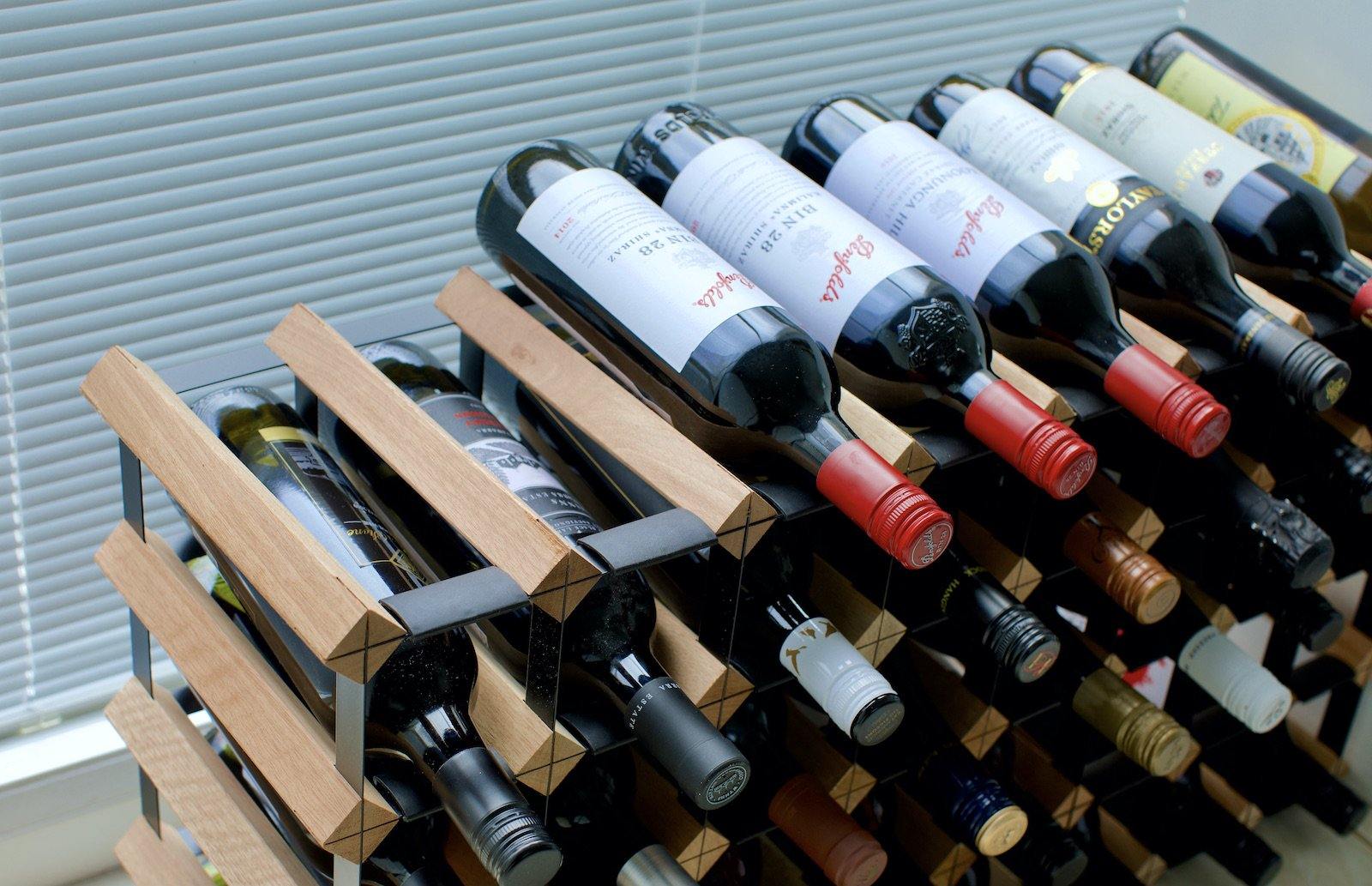 90 Bottles Classic Line Wine Rack.