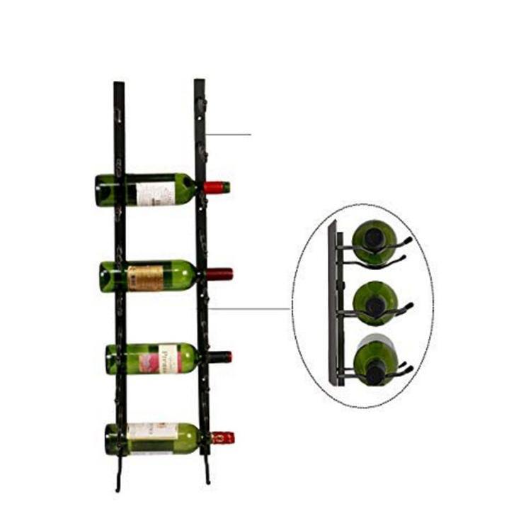 One Bottle Deep Wall Mounted Wine Rack.