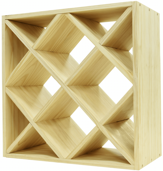 Diamond Cube 30 Bottles Wine Rack.