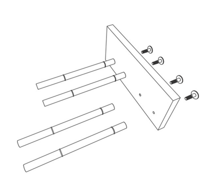 Straight Single Bottle Wine Pegs.