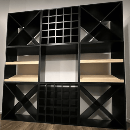 14 Bottles Display Wine Rack.