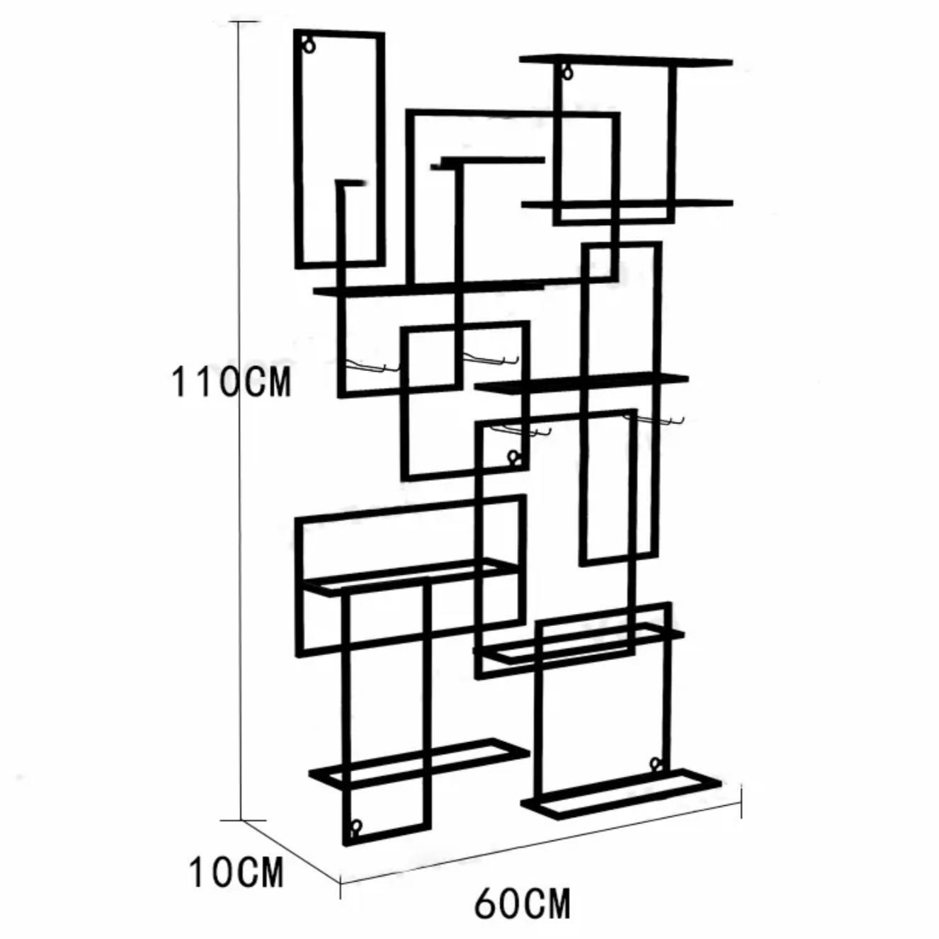 Creative Display Wall Mount Wine Rack | Magnum Bottle Rack | Wine Bottle Holder |Wine Rack Store