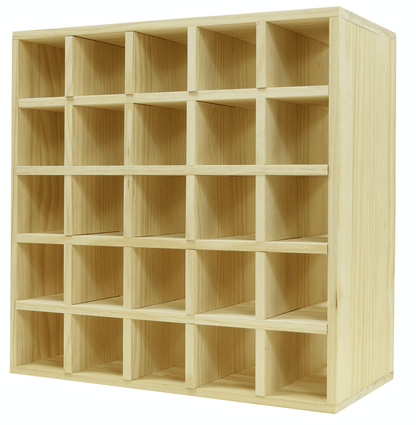 25 Bottles Cube Wine Rack.