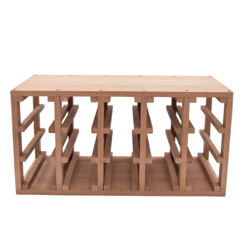 Sapele Hardwood 30 Bottles Wine Rack - Wine Rack Store