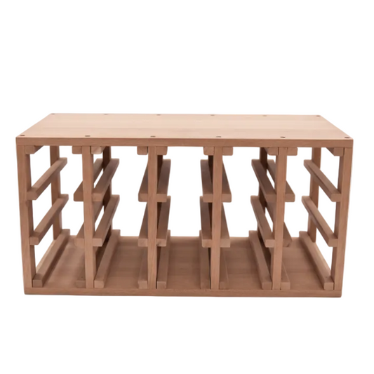 Sapele Hardwood 30 Bottles Wine Rack - Wine Rack Store