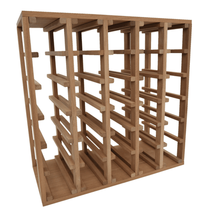 Sapele Hardwood 30 Bottles Wine Rack - Wine Rack Store