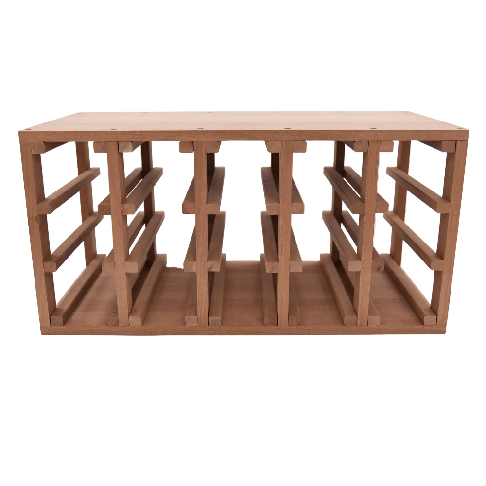 Sapele Hardwood 30 Bottles Wine Rack - Wine Rack Store