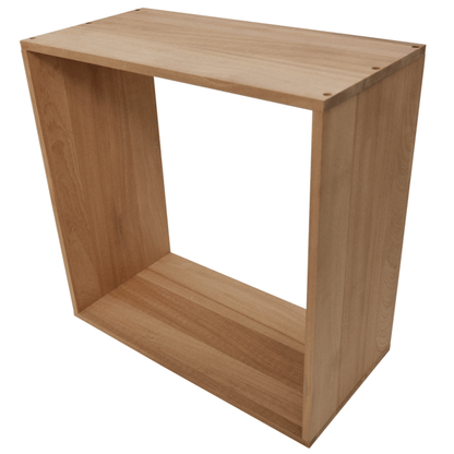 Sapele Hardwood Cube Wine Rack - Wine Rack Store