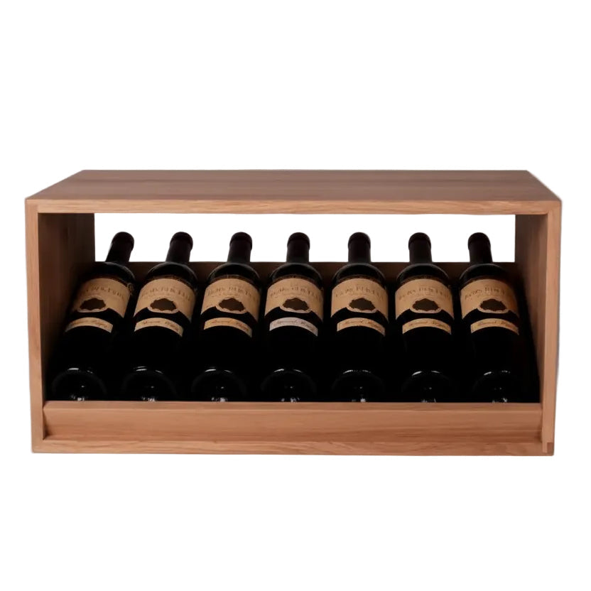 Sapele Hardwood Display Wine Rack - Wine Rack Store