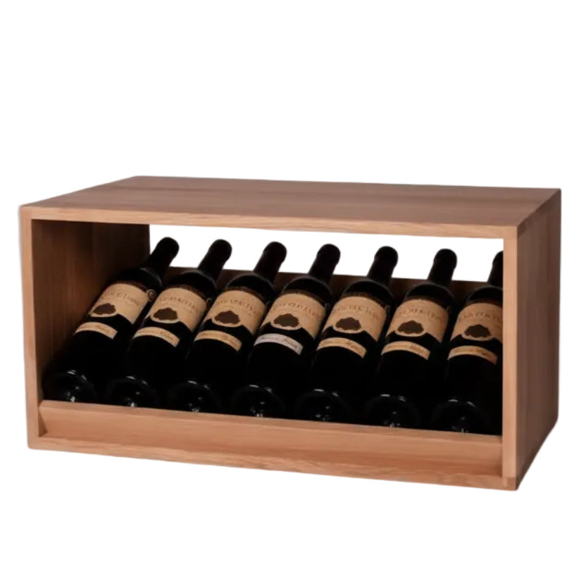 Sapele Hardwood Display Wine Rack - Wine Rack Store