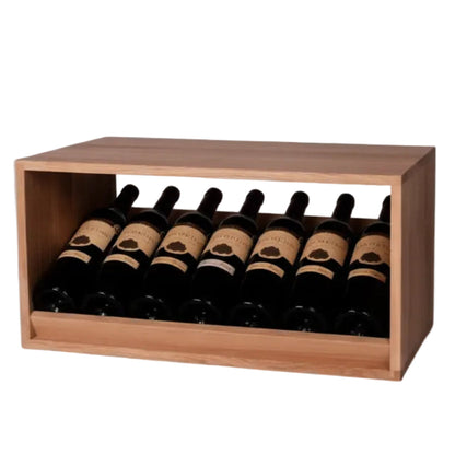 Sapele Hardwood Display Wine Rack - Wine Rack Store
