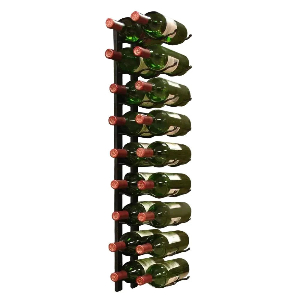 Two Bottle Deep Wall Mounted Wine Rack - Wine Rack Store