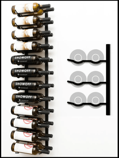 Two Bottle Deep Wall Mounted Wine Rack - Wine Rack Store
