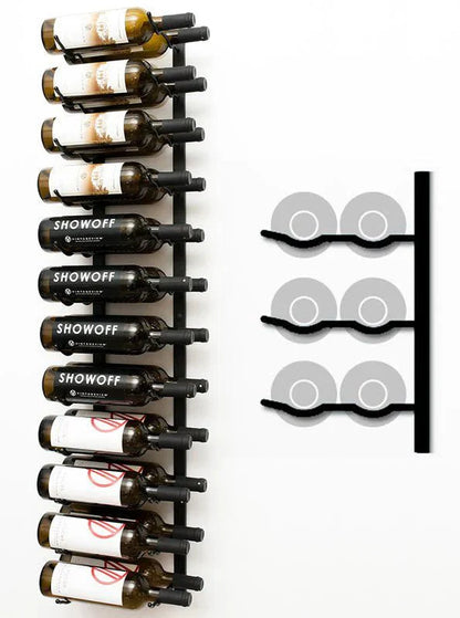 Two Bottle Deep Wall Mounted Wine Rack - Wine Rack Store