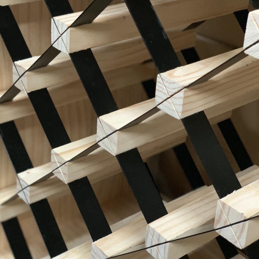 24 Bottles Classic Line Wine Rack.